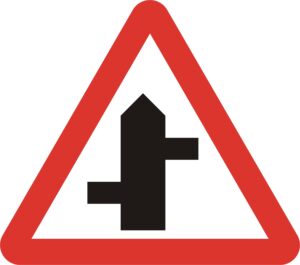 staggered junction sign for sale