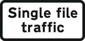 single file traffic road sign for sale