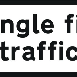 single file traffic road sign for sale
