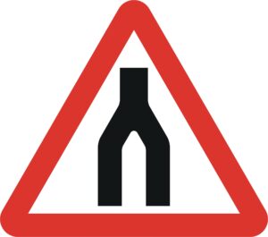 dual carriageway ends ahead road sign for sale