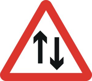 two way traffic road sign for sale