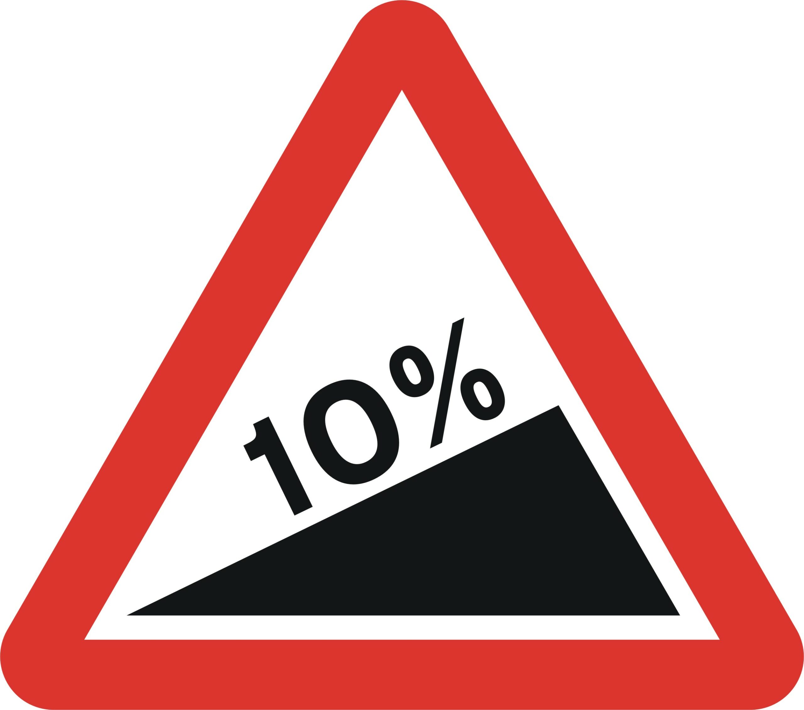 Steep Hill Upwards Ahead Road Sign Uk Delivery Hirst Signs