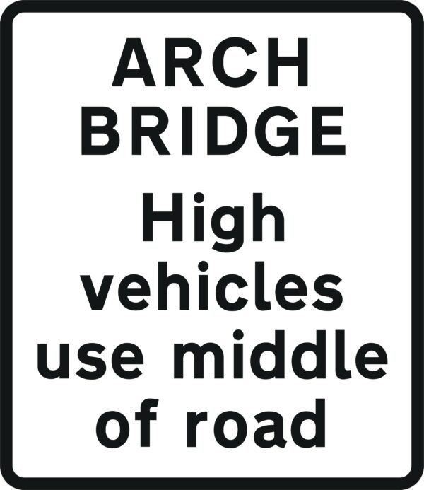 Arch Bridge road sign for sale