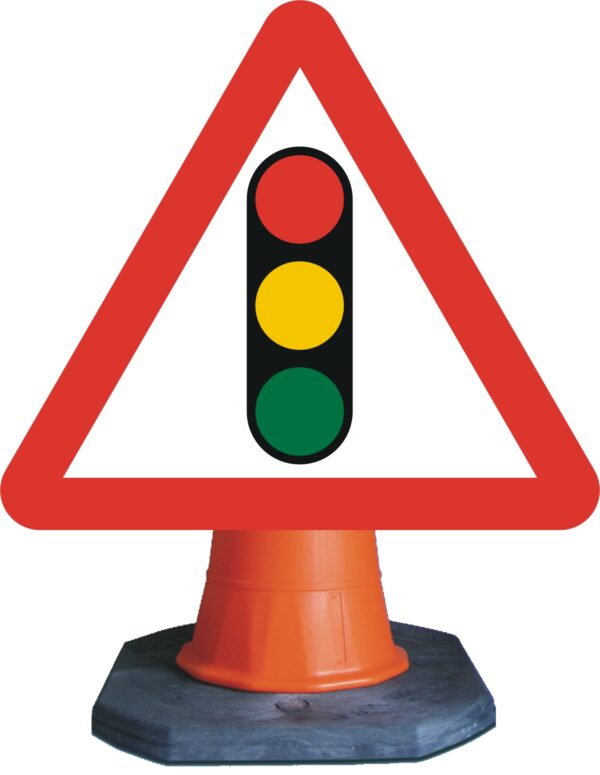 traffic signals ahead road sign for sale