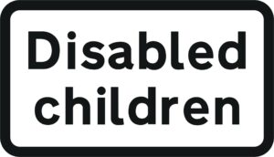 disabled children road sign for sale