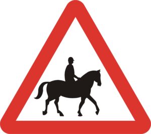 horses road sign for sale