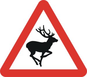 deer crossing road sign for sale wild animals