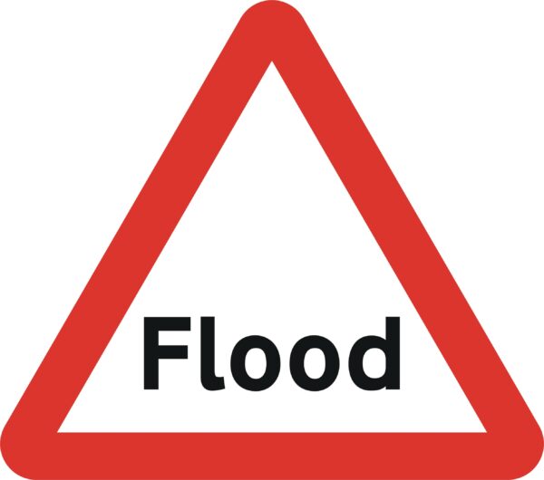 flood road sign for sale