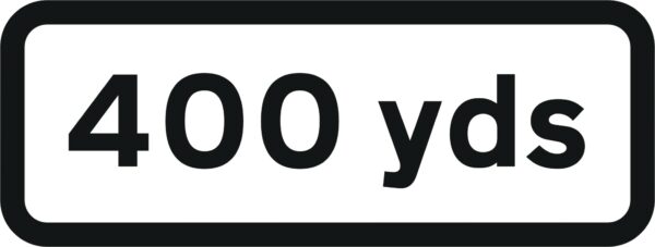 yrds distance road sign for sale