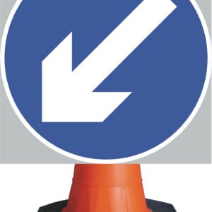 610L directional cone sign left for sale