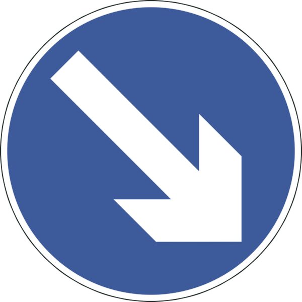 keep right road sign for sale 610v sign