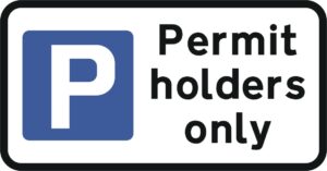 permit holders only sign for sale