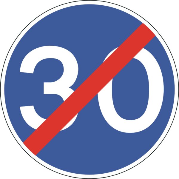 end of minimum speed limit road sign for sale