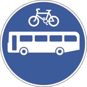 route for use by buses and cycles only road sign for sale