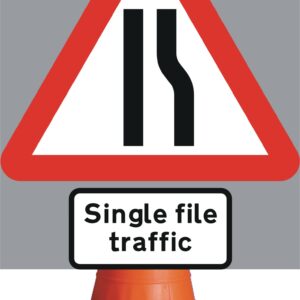 single file road sign for sale